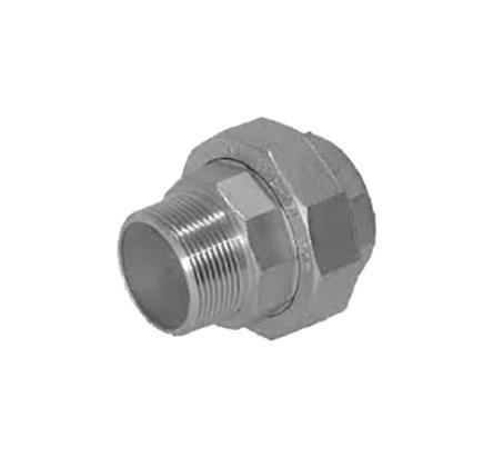 826-7141 RS Pro Stainless Steel Decagon Straight Union 1-1/2in R(T) Male x 1-1/2in Rc(T) Female 3.96in