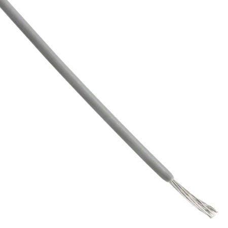 7055 SL005 Alpha Wire Hook-up Wire PVC Series Grey 0.33 mm² Hook Up Wire, 22 AWG, 7/0.25 mm, 30m, PVC Insulation,