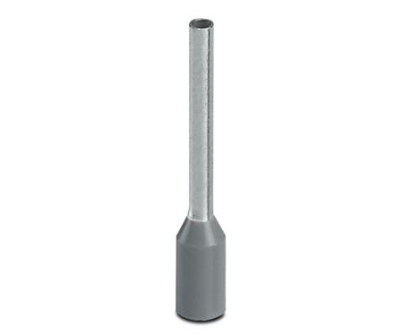 3200849 Phoenix Contact, AI 0.75-12 GY Insulated Bootlace Ferrule Kit, 12mm Pin Length, 1.3mm Pin Diameter, Grey