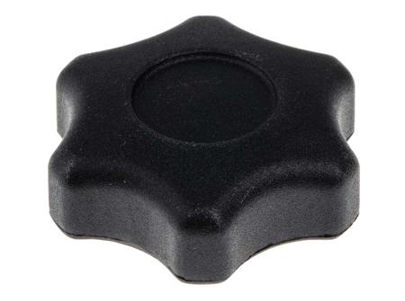 161-111 RS PRO Black Multiple Lobes Clamping Knob, M8, Threaded Hole