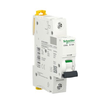 A9F93110 Schneider Electric Acti9 A9F MCB, 1P, 10A Curve B, 230V AC, 15 kA Breaking Capacity