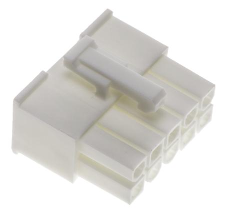 39-01-2105 Molex, Mini-Fit Jr Female Connector Housing, 4.2mm Pitch, 10 Way, 2 Row