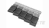 104439-2 TE Connectivity 1044 Series Vertical Board Mount PCB Header, 3 Contact(s), 1 Row(s), Unshrouded