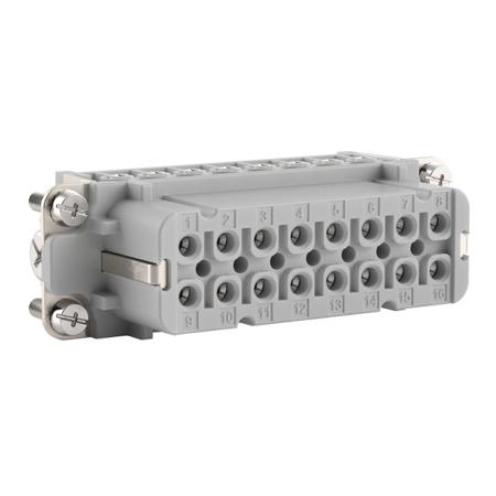 10531000-19567000-53112030 Lapp Insert, 16 Way, 16A, Female, H-A 16, 600 V