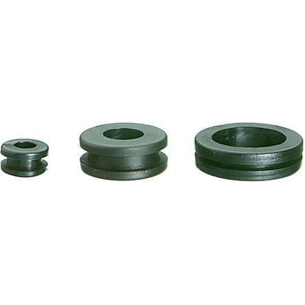 136-6890 RS Pro PLIO Round Black PVC Cable Grommet Maximum of 5.5mm Cable Dia. 8mm panel hole diameter