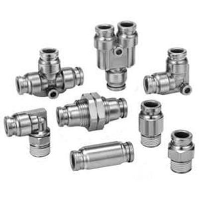 KQG2F06-01-F SMC KQG2 Series Female Connector, 6 mm to Rc 1/8, Threaded-to-Tube Connection Style,