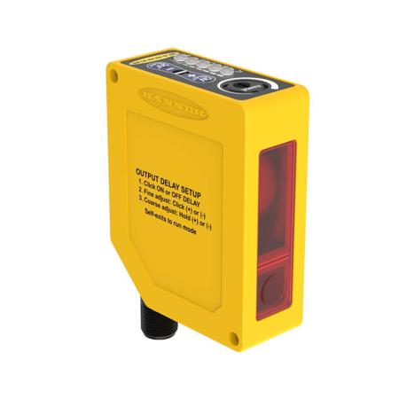 Q60VR3AF2000Q1 Banner Diffuse Photoelectric Sensor 200 → 2000 mm Detection Range SPST Block Style IP67