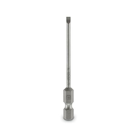 1212567 Phoenix Contact Slotted Screwdriver Bit, SL3 Tip, 0.5 x 3.0 x 70 mm Drive, 70 mm Overall
