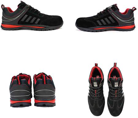RS360-012 RS PRO Men's Black Toe Capped Safety Trainers, UK 12, EU 47