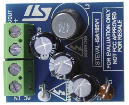 STEVAL-ISA195V1 STMicroelectronics 5 V / 0.36 A Buck Converter using VIPerPlus VIPer11 Buck Controller for VIPerPlus, VIPer11