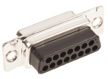 865615SLTLF Amphenol Communications Solutions 8656 15 Way Cable Mount D-sub Connector Socket, 2.74mm Pitch
