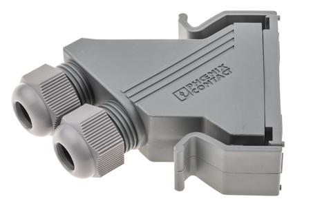1689129 Phoenix Contact VS-15SET-STD Series Polyamide 45 ° D Sub Backshell, 15 Way