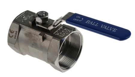 499-2846 RS Pro High Pressure Ball Valve Stainless Steel 2 in BSPP 2 Way