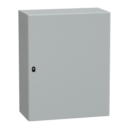 NSYS3D10840 Schneider Electric PanelSeT S3D Series Steel Wall Box, IP66, 1000 mm x 800 mm x 400mm
