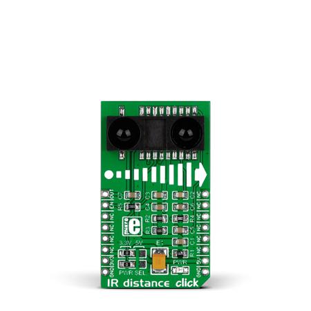 MIKROE-1991 MikroElektronika IR Distance Click Infrared Sensor MikroBus Click Board for GP2Y0A60SZ0F