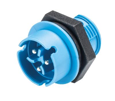 41-032-4043-9 Wieland RST 08i2/3 Series, Male 3 Pole Male Connector, Panel Mount, Rated At 8A, 250 V, 400 V