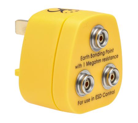 218-641 RS PRO Earth Bonding Plug With 10 mm Stud x 3