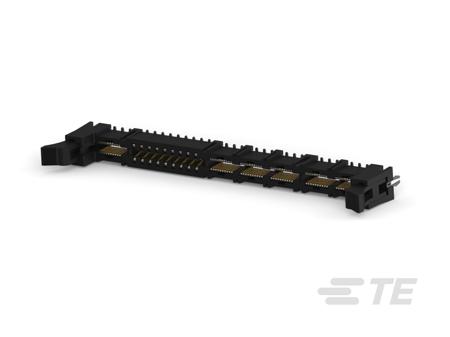 1766336-1 TE Connectivity CROWN EDGE Series Vertical Receptacle Edge Connector, Board Mount, 30-Contacts, 2.5mm Pitch, Surface
