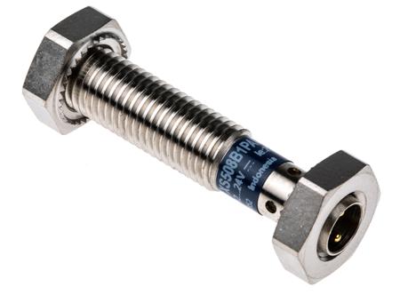 XS508B1PAM8 Telemecanique Sensors Inductive Threaded Barrel Proximity Sensor, M8, 1.5 mm Detection, PNP NO, 10 → 36 V dc