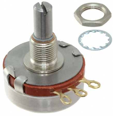 CMU5021E Ohmite CMU 5kΩ Rotary Potentiometer 1-Gang Panel Mount,