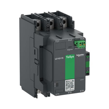 LC1G150KUEN Schneider Electric TeSys F LC1G Contactor, 100 → 250 V ac/dc Coil, 3-Pole, 275 A, 90 kW, 3NO, 1 kV