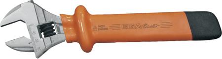 76553 Ega-Master Adjustable Wrench, 300 mm Overall, 33.5mm Jaw Capacity, Bi-Material Handle, Non-Sparking