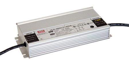 HLG-480H-C1400A MEAN WELL LED Driver, 420V Output, 480W Output, 1.4A Output, Constant Current Dimmable