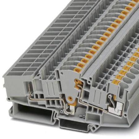 3212300 Phoenix Contact  PTME 6-CT/1P Series Grey, 0.5 → 10mm², Single-Level, Push In Termination