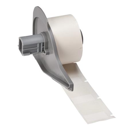M7-103-417 Brady B-417 White, Transparent Label, 25.40mm Width, 12.70mm Height, 250 Qty