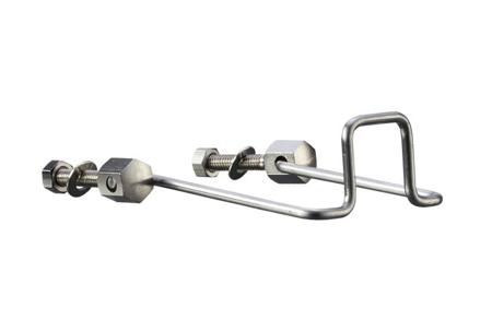 KT0006 Bulgin Silver IEC Connector Retaining Clip for use with PX Range