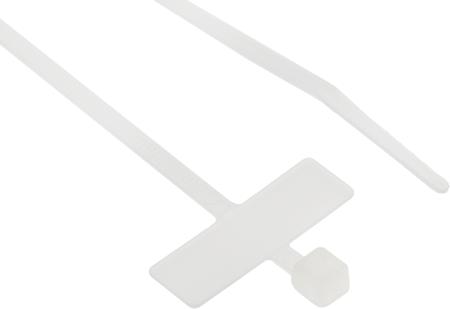 390-274 RS Pro White Nylon Cable Tie, 100mm x 2.5 mm