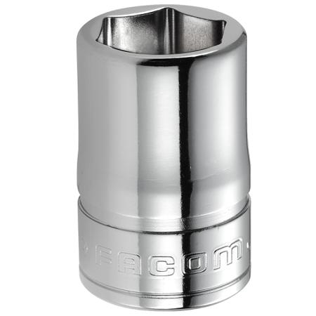 J.8H Facom 3/8 in Drive 8mm Standard Socket, 6 point, 27 mm Overall Length