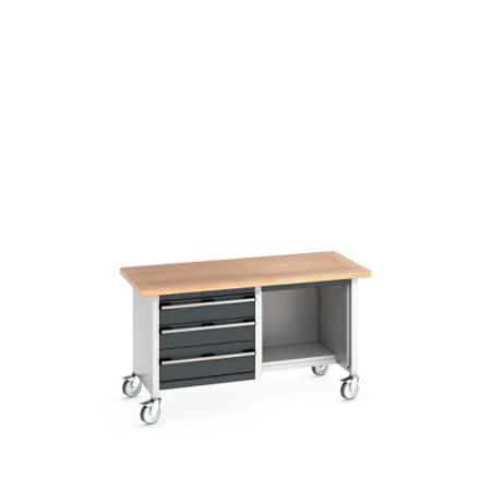 41002115-19V Bott 41002115.19V Portable Sheet Steel Workbench, 840mm x 750mm x 1500mm