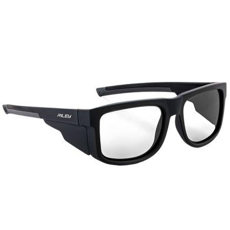 RLY00526 Riley Navigator Anti-Mist UV Safety Glasses, Clear Polycarbonate Lens