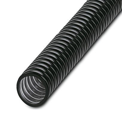 3240871 Phoenix Contact 10m Black Cable Cover in Galvanised Steel, 22mm Inside dia.
