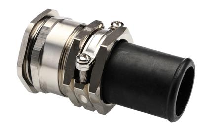 52001200-52003570 Lapp PG42 Metallic Nickel Plated Brass, IP65 Cable Gland With Locknut