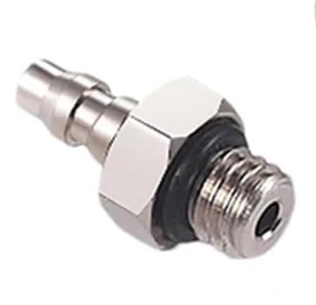 M-3AU-4 SMC M3 Brass Elbow Connector, M3 x 0.5 Male Metric Male