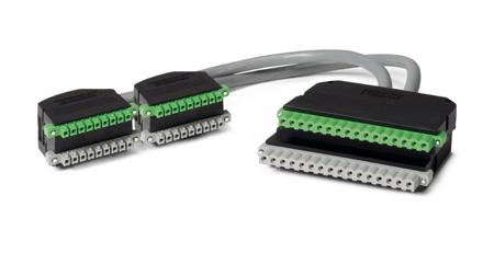 2908410 Phoenix Contact CAB-MSTB Series Cable for Use with Honeywell C300 Universal I/O, 30 V ac/dc