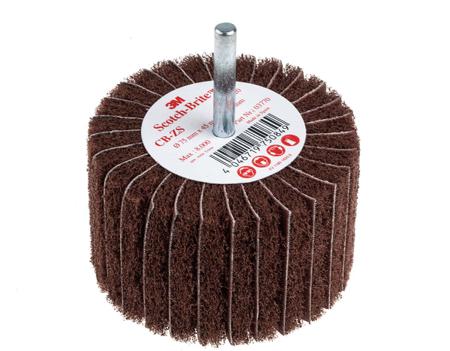 3M450-COMBI-75X45X6-P120 3M Aluminium Oxide Flap Wheel P120 Grit, 75mm x 45mm x 6mm
