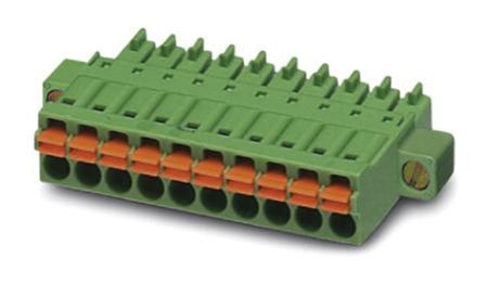 1748532 Phoenix Contact, 3.81mm Pitch, FMC 1.5/20-STF-3.81, 20 Way, , Pluggable Terminal Block, Plug, Cable Mount, Spring Cage