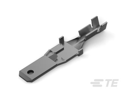 144838-2 TE Connectivity,  Brass Crimp Terminal Housing, 5.08mm Tab Size, Black