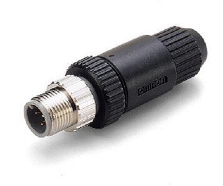 XS2G-D5S1 Omron Connector, 5 Contacts, M12 Connector, Plug