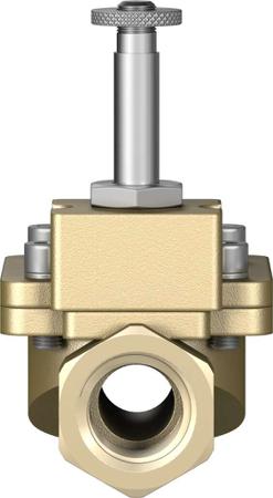 VZWM-L-M22C-G12-F4 Festo VZWM G 1/2 2/2 Solenoid/Spring Inline Pneumatic Solenoid Valve