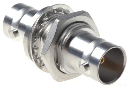 R142720700W Radiall Straight 75Ω RF Adapter BNC Socket to BNC Socket 6GHz
