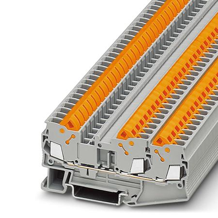 3206445 Phoenix Contact  QTC 2.5 Clipline Series Grey, 2.5mm², Single-Level