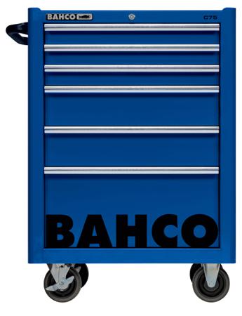 1475K6BLUE Bahco 6 Shelf Trolley, 956 x 501 x 763mm, 30kg Load