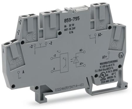 859-795 Wago, 859-7xx Series , 400 V ac Optocoupler Terminal Block, Cage Clamp Termination