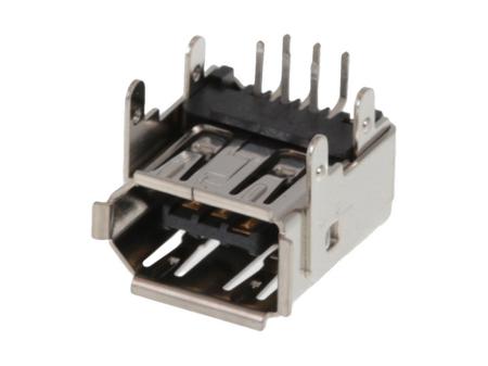 53984-0681 Molex 6 Way Right Angle Through Hole Firewire Connector, Socket