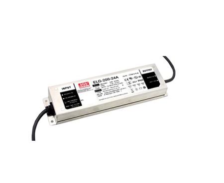 ELG-200-C700 MEAN WELL LED Driver, 300V Output, 200W Output, 700mA Output, Constant Current Dimmable