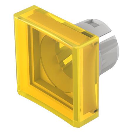 51-954.4 Indicator Lens Square Style, Yellow, 15.3 Long